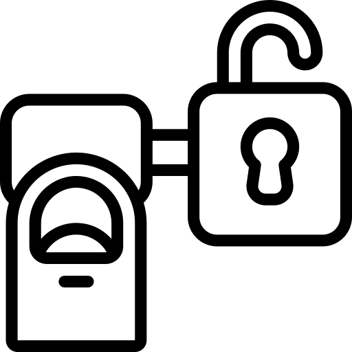 Unlocking gadget unlock modern icon Unlocking gadget unlock modern icon