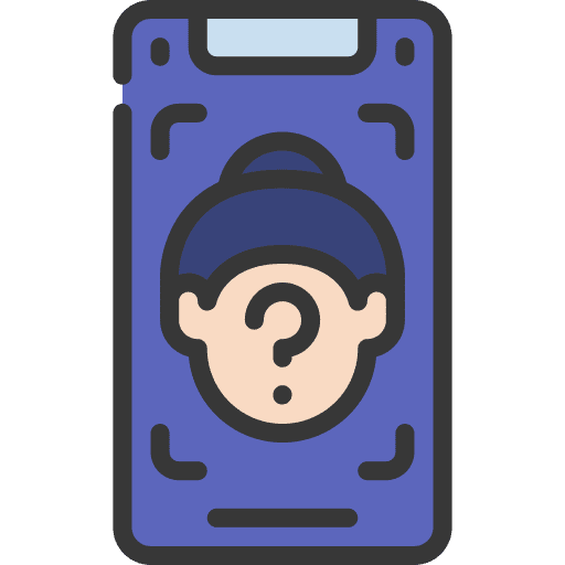 Face id smartphone electronics facial recognition icon Face id smartphone electronics facial recognition icon