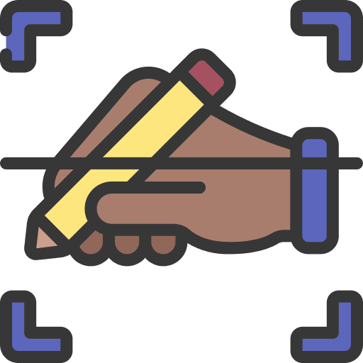 Handwriting scan biometrics handwriting icon Handwriting scan biometrics handwriting icon