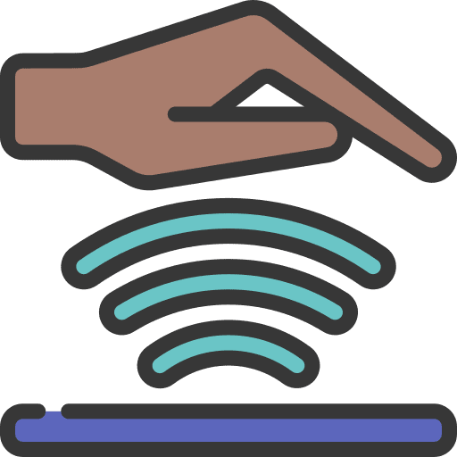 Sensor sensor hand security icon