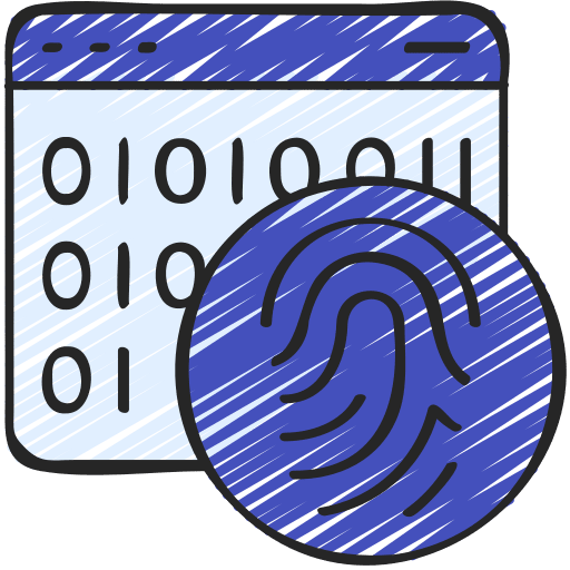 Biometrics biometrics security access icon