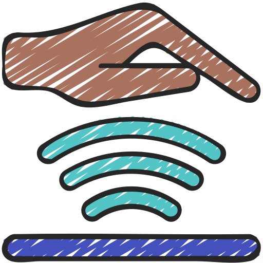 Sensor movement sensor security icon