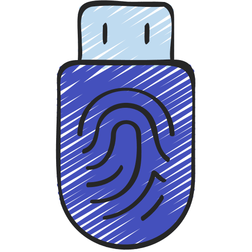 Usb stick data storage biometrics usb stick icon Usb stick data storage biometrics usb stick icon