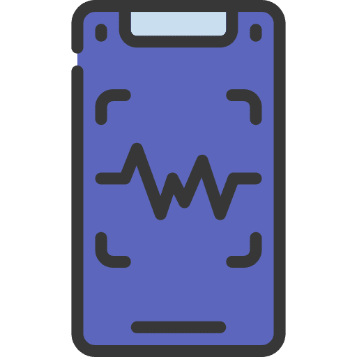 Voice recognition smartphone security voice icon Voice recognition smartphone security voice icon