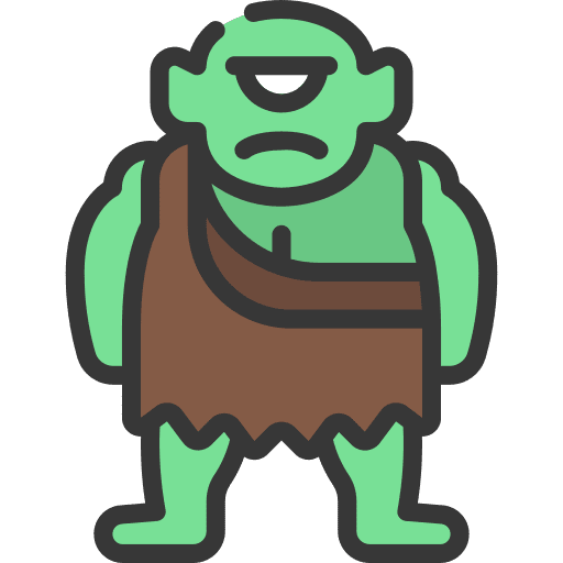 Ogre fantasy avatar halloween icon