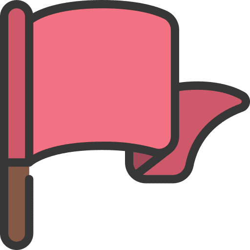Flag finish goal marker icon