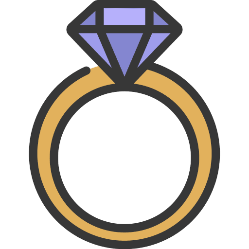 Wedding ring miscellaneous wedding ring marital status icon