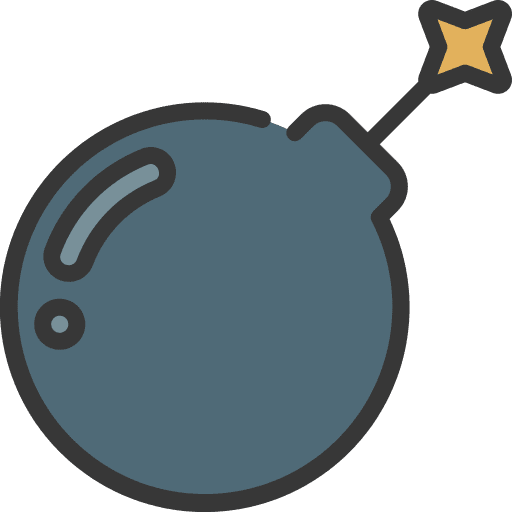Bomb bomb gaming explosion icon