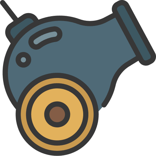 Cannon weapon miscellaneous game icon