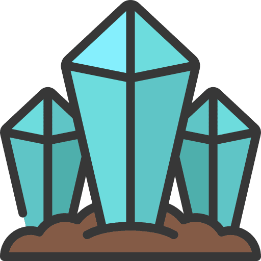 Crystals gaming brilliant crystals icon