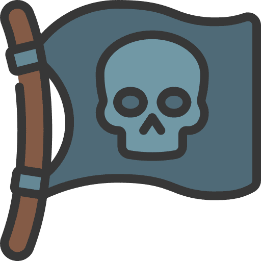 Pirate flag skull flags pirate flag icon