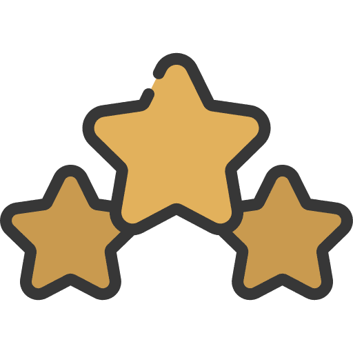 Stars gaming arcade video game icon