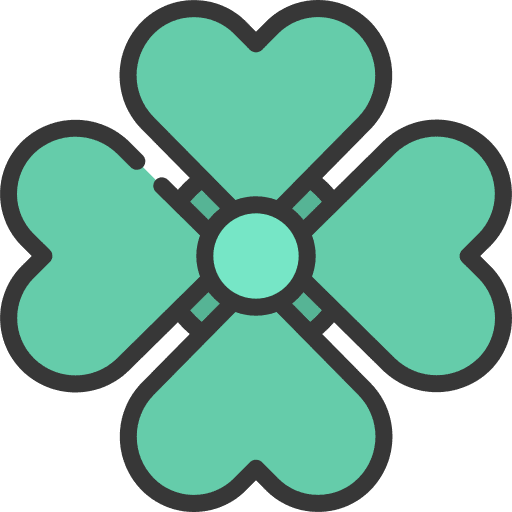 Clover nature clover leaf garden icon