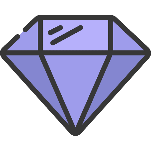 Diamond precious stone diamond gaming icon
