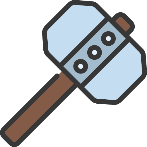 Hammer game video game hammer game cultures icon