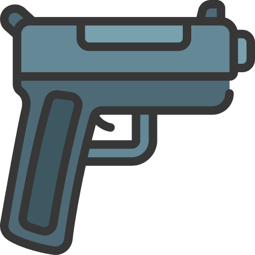 Pistol shotgun guns handgun icon