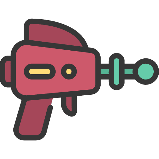 Space gun scifi weapon miscellaneous icon