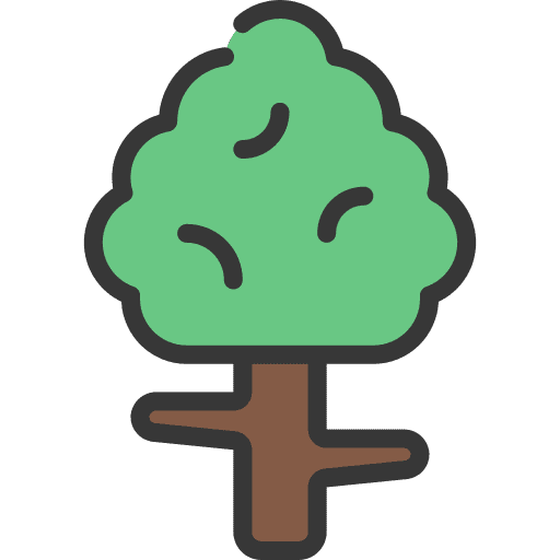 Tree fruit tree nature yard icon