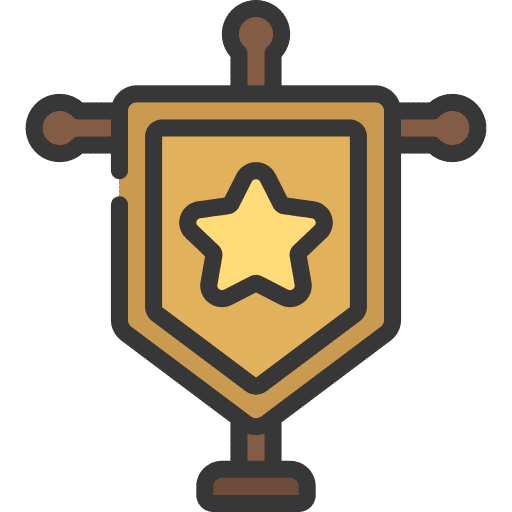 Flag pole cultures game star icon