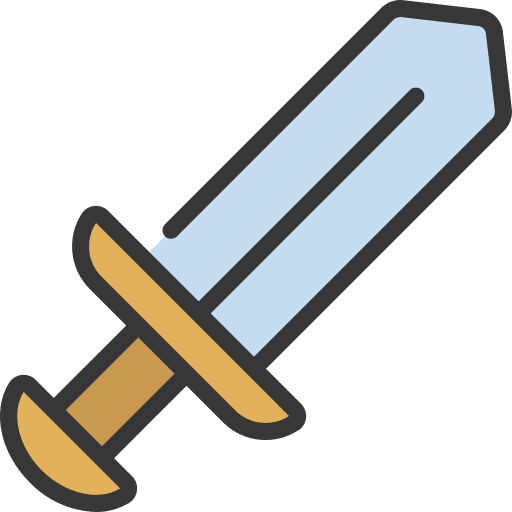 Sword war sword fight icon