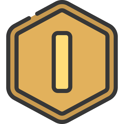 Token coins gaming playing icon