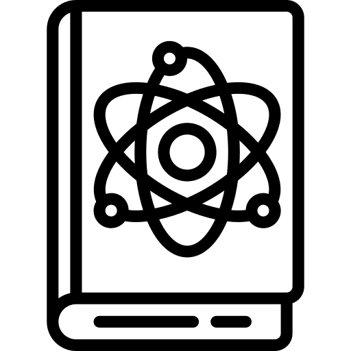 Science book health chemistry dna icon