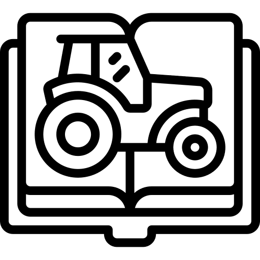 Agricultural knowledge sprout education icon