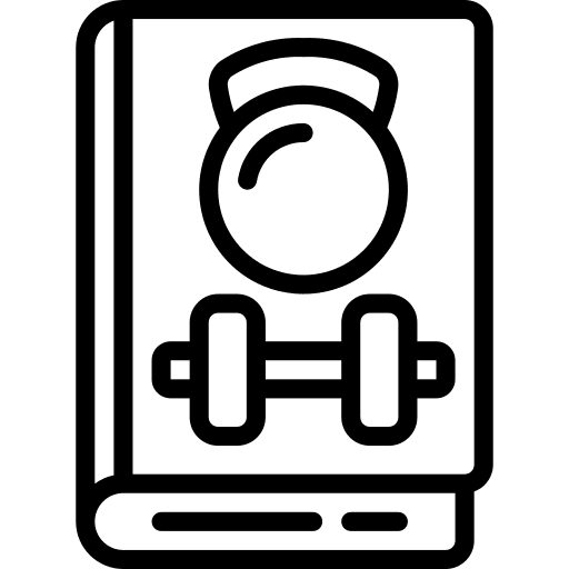 Fitness fitness education muscle icon