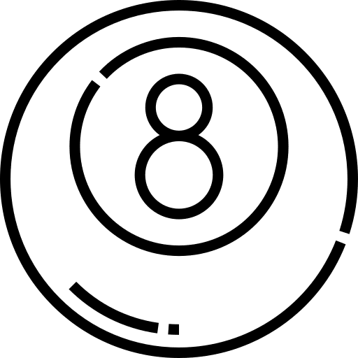 8 ball pool objects pool ball icon