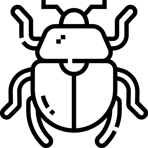 Beetle insect bug zoology icon