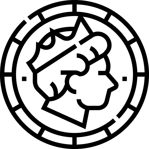 Coin business and finance business coin icon