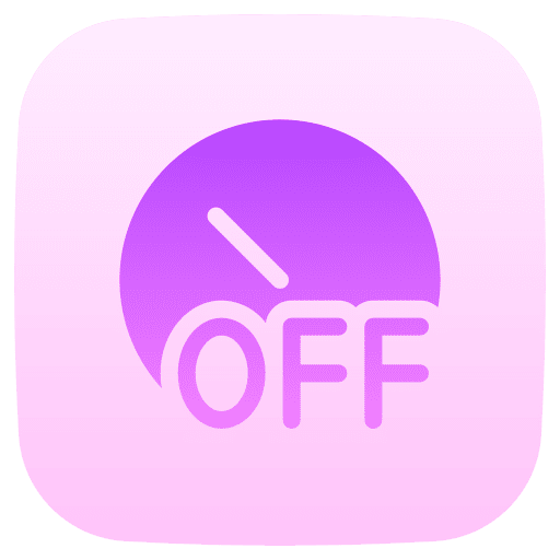 Off photo timer ui icon