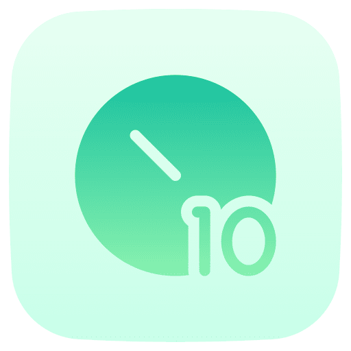 Timer ten photography second icon