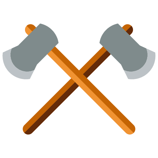 Axe axe carpenter equipment icon