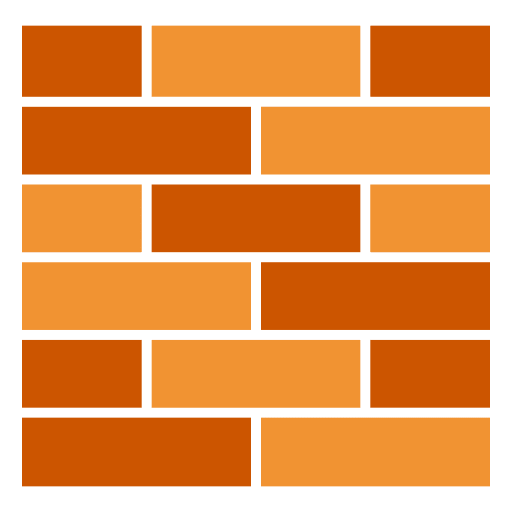 Brick wall buildings brick wall construction icon