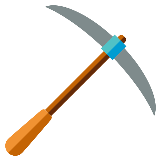 Pickaxe pickaxe mining construction and tools icon Pickaxe pickaxe mining construction and tools icon
