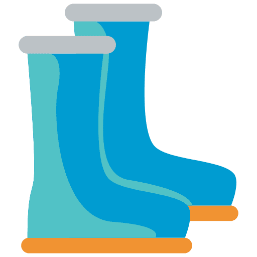 Boots waterproof farming boots icon Boots waterproof farming boots icon