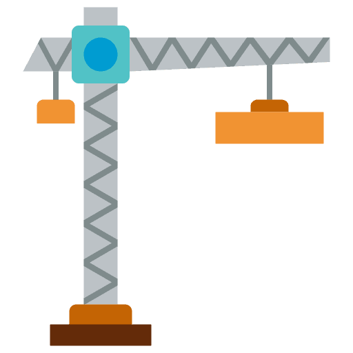 Crane hook construction and tools lift icon Crane hook construction and tools lift icon