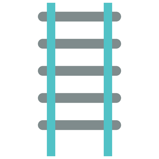 Ladder construction and tools repair ladder icon Ladder construction and tools repair ladder icon