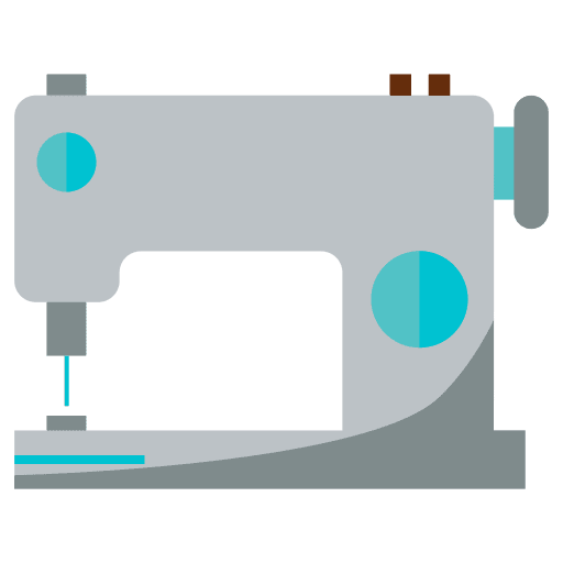 Sewing atelier handcraft sewing machine icon Sewing atelier handcraft sewing machine icon