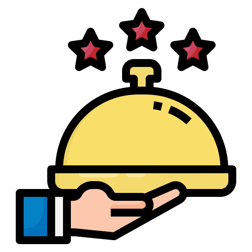 Rating rating food dinner icon Rating rating food dinner icon