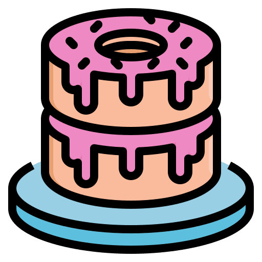 Donut dessert food and restaurant sugar icon Donut dessert food and restaurant sugar icon