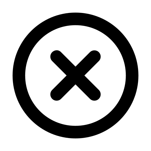 Close cancel close signs icon Close cancel close signs icon