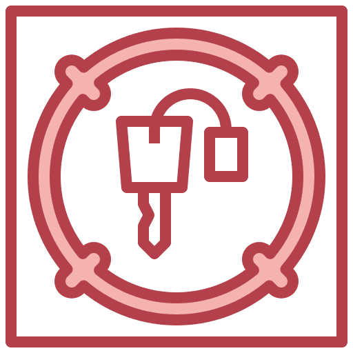 Key tracking location maps and location icon