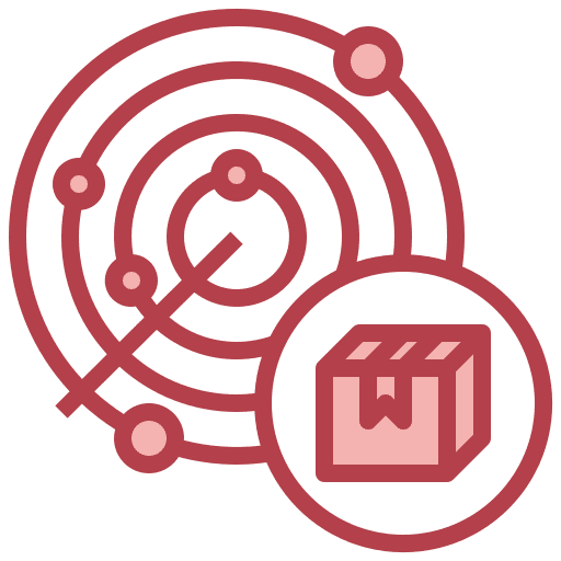 Package delivery shipping and delivery position icon Package delivery shipping and delivery position icon
