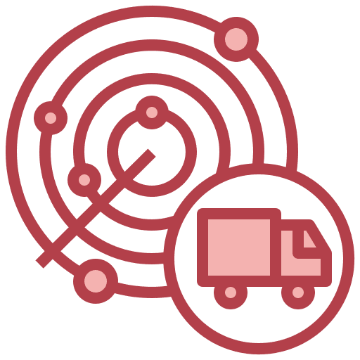 Radar radar truck position icon Radar radar truck position icon
