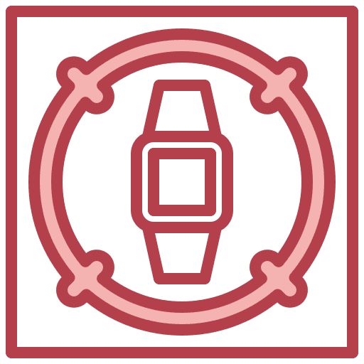 Smartwatch electronics location maps and location icon Smartwatch electronics location maps and location icon