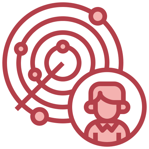 User shipping and delivery facial recognition scanning icon User shipping and delivery facial recognition scanning icon