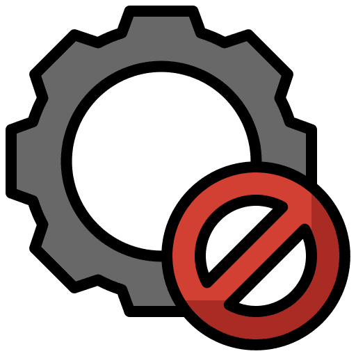 Dismiss settings configuration dismiss icon Dismiss settings configuration dismiss icon