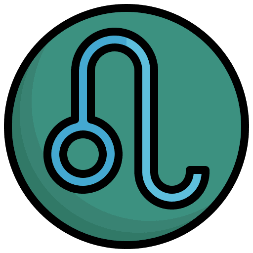 Leo zodiac symbol astrology icon